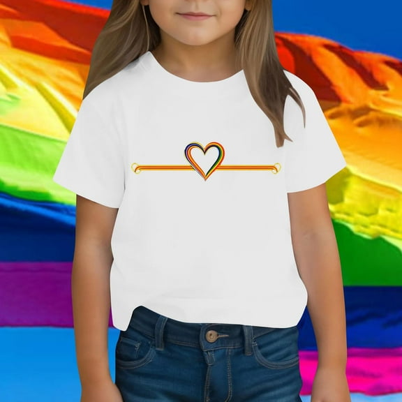 Shirts for Girls 9-10 Boys Crewneck T-Shirt Short Sleeve Shirts for Girls 8 Floral Shirts for Girls Blouses Size 6-7 New Arrivals Fashion Gifts