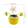 thumbnail image 6 of Office Cubicle Decor Office Desk Decor Yellow Solar Powered Swinging and Decorations Home Office Desk Decor for Outdoor Patio Spring Holiday Decor Single Pack, 6 of 7