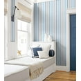 thumbnail image 2 of NextWall  Linen Cut Stripe Peel and Stick Wallpaper - 20.5 in. W x 18 ft. L, 2 of 6