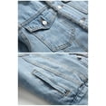 thumbnail image 6 of Blue Jean Jacket Mens Fleece Lined Denim Jacket, 6 of 8