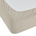 thumbnail image 3 of Modern Threads 4-Piece Tan Cotton Flannel Adult Bed Sheet Set, King, 3 of 4