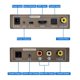 thumbnail image 2 of Convertidor de Audio MultifuncióN de 192 KHz, para ARC Toslink Optical SPDIF Coaxial una 3.5 Mm Jack AUX Adaptador de Audio Coaxial, 2 of 5