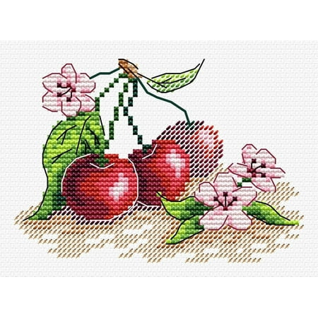 UPC: 4627167301250 | Juicy Cherry SM-516 Counted Cross-Stitch Kit MP Studia