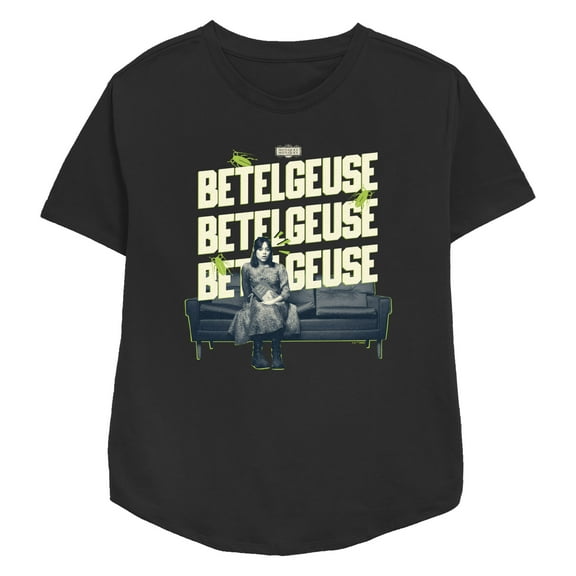 Women's Beetlejuice Beetlejuice Recently Deceased Book Astrid  Graphic T-Shirt