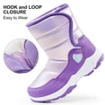 thumbnail image 5 of Harvest Land Toddler Girls Snow Boots Kids Winter Warm Boots Waterproof Slip Resistant Outside Shoes(Toddler/Little Kids/Big Kids), 5 of 6