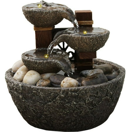 Newport Coast Collections Tier Rockbowl Holiday Fountain