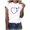 White Womens Tops, variant on Wycnly Womens Tops Summer Short Sleeve Crewneck Stethoscope Print Tee Shirts Breathable Comfy Nurse's Day Ladies Casual Pullover Blouses Green l Clearance Under $5