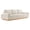 Ivory, variant on Modway Oasis Upholstered Fabric Sofa with Bolster Armrests in Light Gray
