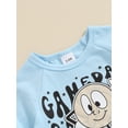 thumbnail image 5 of Gupgi Baby Shorts Set Short Sleeve Cartoon Print T-Shirt and Shorts Newborn Baseball Outfits, 5 of 9