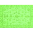 thumbnail image 1 of Ahgly Company Indoor Rectangle Oriental Green Traditional Area Rugs, 2' x 4', 1 of 4
