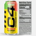 thumbnail image 4 of C4 Performance Energy Drink, Cherry Limeade, Zero Sugar, Carbonated, 16oz can (12 Pack), 4 of 7