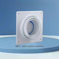 thumbnail image 2 of 80-100-120MM Pipe Exhaust Fan Check Valve Bathroom Check Valves Rest Room kitchen Plumbing Exhaust Outlet Color random, 2 of 5