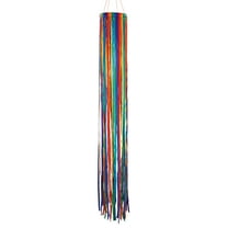 In the Breeze 4937 — Rainbow Ribbon Windsock, 40-Inch — Colorful, Vibrant Satin Ribbon Garden and Porch Decoration
