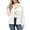 Beige, variant on Coats for Women Hooded Cable Textured Fleece Jacket Button Front Fluffy Warm Sherpa Coat, Gray S-2XL