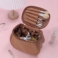 thumbnail image 5 of BKER Large Capacity Portable Retro Vanity Large Capacity Makeup Organizer For Water Proof Toiletry Portable Storage Travel For Ladies, 5 of 5