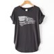 thumbnail image 4 of Mujeres Fahion Cuello redondo Mangas caídas Hombros Desgastados Estilo retro Camiseta Nupcial Verano Blusa Túnica Tops Fridja hjk1507, 4 of 7