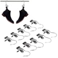 thumbnail image 3 of Short Tail Hanger Clip, 10Pcs Clips 0.98in Opening  For Clothes For Office, 3 of 8