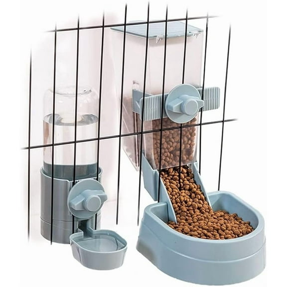17oz No Leak Rabbit Waterer Feeder, No Drip Water Feeder Water Bowl for Guinea Pig Hamster Chinchilla Ferret Small Animal