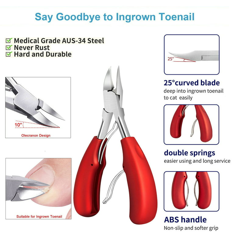 Ingrown Toenail Clippers Medical Surgical Grade Stainless Steel