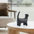 thumbnail image 2 of Notakia Small Animal Statues Home Decor Modern Style Decorative Ornaments for Living Room, Bedroom, Office Desktop, Cabinets （Black Cat）, 2 of 18