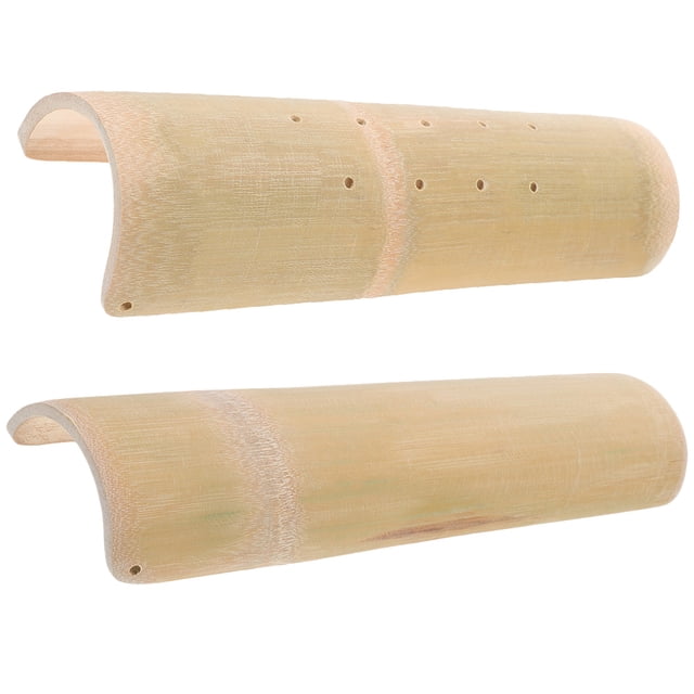 2pcs Spa Massage Pillows Natural Bamboo Pillows Neck Lumbar Care Pillows