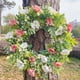 thumbnail image 5 of Corona de primavera para la puerta principal | Guirnalda floral con tulipanes y helechos | Decoración para el porche exterior | Decoración de pared para interiores, ideal para bodas o fiestas, 5 of 7