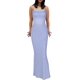 thumbnail image 3 of Vestido largo ajustado para mujer, sexy, con tirantes finos, corte bajo, largo y ajustado, para fiesta, club, noche, camisola, vestidos largos, 3 of 5