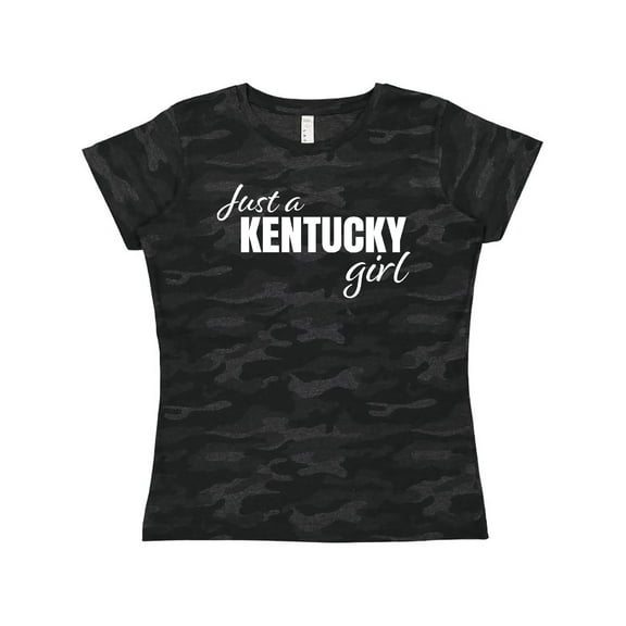Inktastic Just a Kentucky Girl Born and Raised Women's T-Shirt
