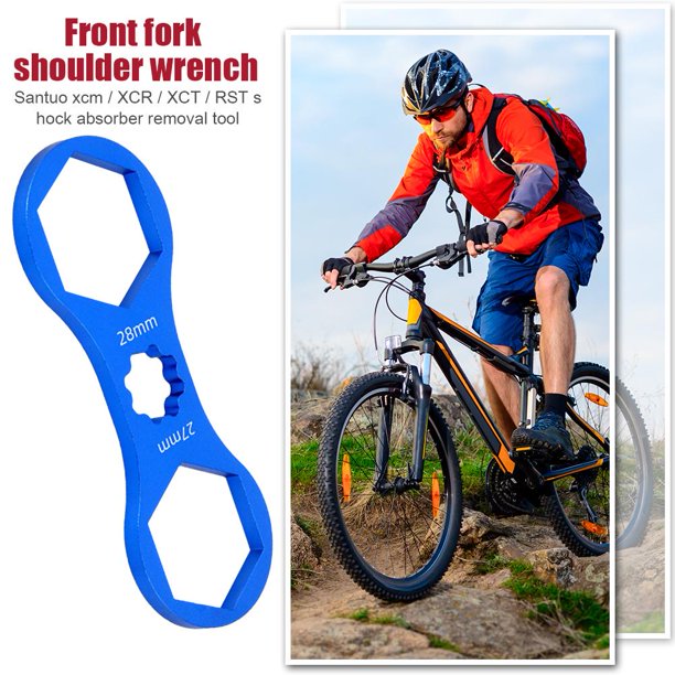Llave de horquilla Tenedor frontal de bicicleta de aluminio para la herramienta de reparación SUNTOUR XCM / XCR / XCT / RST MTB FLhrweasw Nuevo
