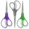 thumbnail image 2 of LIVINGO 24 Pack Office Scissors, Multipurpose 8” Sharp Shears Bulk for Adult Home Purple Green Gray, 2 of 7