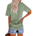 thumbnail image 5 of XCHQRTI Mountain Heartbeat Shirt Hiking Tshirts Women T-Shirt Athletic Short Sleeve Shirts, 5 of 9
