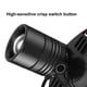 thumbnail image 4 of Lámpara De Cabeza Linterna frontal USB Zoom Linterna montada en la cabeza IPX65 a prueba de agua 5 modos de iluminación (B), 4 of 6