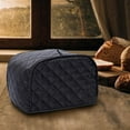 thumbnail image 3 of Brown Four Slice Toaster Appliance Cover  Dust and Fingerprint Protection  Machine Washable (11.5W x 8D x 8H)，S Size, 3 of 3