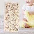 thumbnail image 1 of justharion Wooden Solar System Board Game Interactive Educational Toy for Kids Wood, 1 of 8
