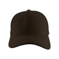 thumbnail image 2 of Blank Fitted Curved Cap Hat, Brown 7 7/8, 2 of 2