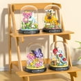 thumbnail image 4 of HLONK Flower Bouquet Butterfly Building Set  Bonsai Tree Building Kit with Dust Cover 530 Pieces Micro Bricks Birthday Gifts for Boys and Girls, 4 of 7