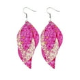 thumbnail image 1 of Pendientes para mujer, regalos para mujer, pendientes de San Valentín, pendientes con estampado de corazón y labios rojos de doble cara, pendientes de moda., 1 of 3