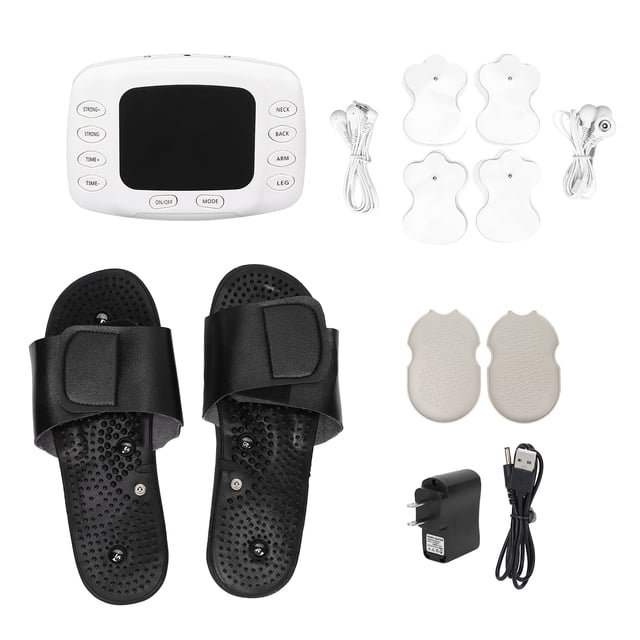 Dispositivo de masaje de terapia digital alivio del dolor de fatiga masajeador de pulso eléctrico ajustable enchufe de EE. UU. 100-240V