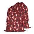 thumbnail image 2 of Christmas Bags Drawstring,Red Christmas Tree Pattern Large Xmas Christmas Gift Bags,Reusable for Xmas and New Year Party Favors and Supplies,27.6" X 19.7", 2 of 6