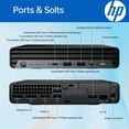 thumbnail image 4 of HP ProDesk 400 G9 Mini Business Desktop, Intel Core i5-13500T, Intel UHD Graphics, 32GB RAM, 1TB PCIe SSD, Wi-Fi 6, HDMI, Type-C, RJ-45, Display Port, Wired KB and Mouse, Windows 11 Pro, Black, 4 of 5
