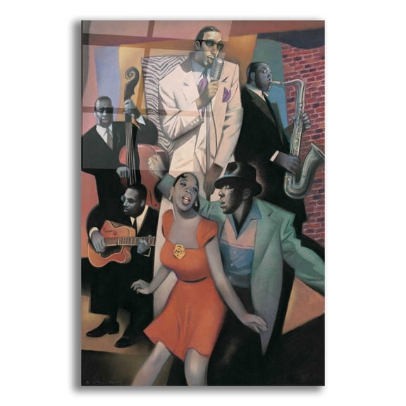 Epic Art 'Club Zanzibar' by Gary Kelley, Acrylic Glass Wall Art, 12"x16"