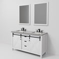 thumbnail image 5 of Lexora Home Marsyas 60" Quartz Top Double Vanity in White, 5 of 9