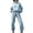 Blue, variant on Vest Sets Women 2 Piece Outfits Women Solid Solor Casual Fashion Long Pants With Thick Long Sleeve Hoodie Suit Business Suit Girls plus Size Pants Casual Pantsuit for 80s Jogging Suits for White XL