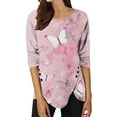 thumbnail image 3 of WEAIXIMIUNG T-Shirt Décontracté à Manches Longues et Col Rond Imprimé Mode Polyvalente pour Femmes Saint-Valentin (1), 3 of 7