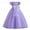 Purple, variant on URMAGIC 3-13T Girl Puff Sleeve 3D Bow Princess Pageant Dresses Kids Floral Maxi Dress Vintage Lace Dance Prom Ball Gown