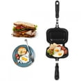 thumbnail image 3 of Poêle à Frire Multifonction Double Face Grille-Pain à Sandwich Cuiseur à Déjeuner Poêle Antiadhésive, 3 of 5