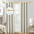 thumbnail image 4 of Gold Decorative Farmhouse Curtain Rods:72-144" Adjustable Heavy Duty Single Window Curtain Rod for Bedroom Living Room,Brass Gold Boho Rustic Drapery Rods with Vintage Twist Finial Easy Install, 4 of 8