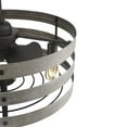 thumbnail image 5 of Progress Lighting Gulliver 3-Light Ceiling Fan, Galvanized, Antique White Wood Shade, 5 of 7