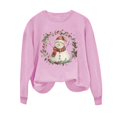 thumbnail image 7 of Hilzaten Womens Tops Hoodie Long Sleeve Casual Pullover Loosse Womens Print Sweatshirts, 7 of 7