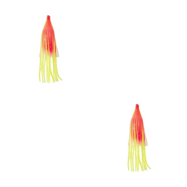 Cebos de Calamar artificiales Greeniant 20cm señuelo de Calamar luminoso color Rosa y Verde
